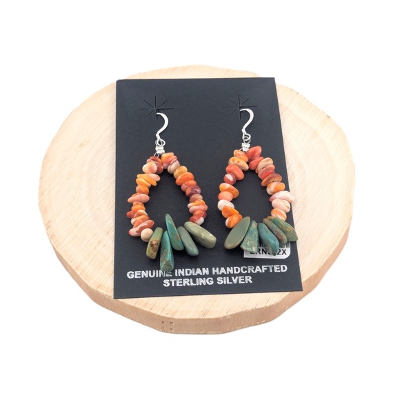 Navajo Dangle Earrings Sterling‎ Silver Handmade Native American Jewelry *** - Picture 3 of 10